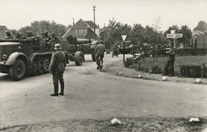 Duitse artillerie in 1940 bij Ede en Wageningen...